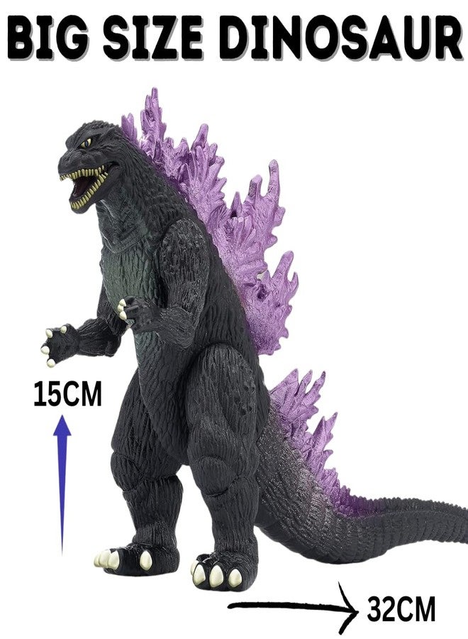 Funfob Dinosaur Toys for Kids Height-15 X 32CM PVC Dinosaur Action Figures Material PVC Model Toy Gifts for Kids Adults | Medium Purple Dino - Image 3